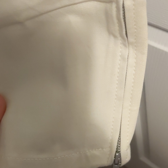 Stretch denim cream pants - Picture 3 of 3